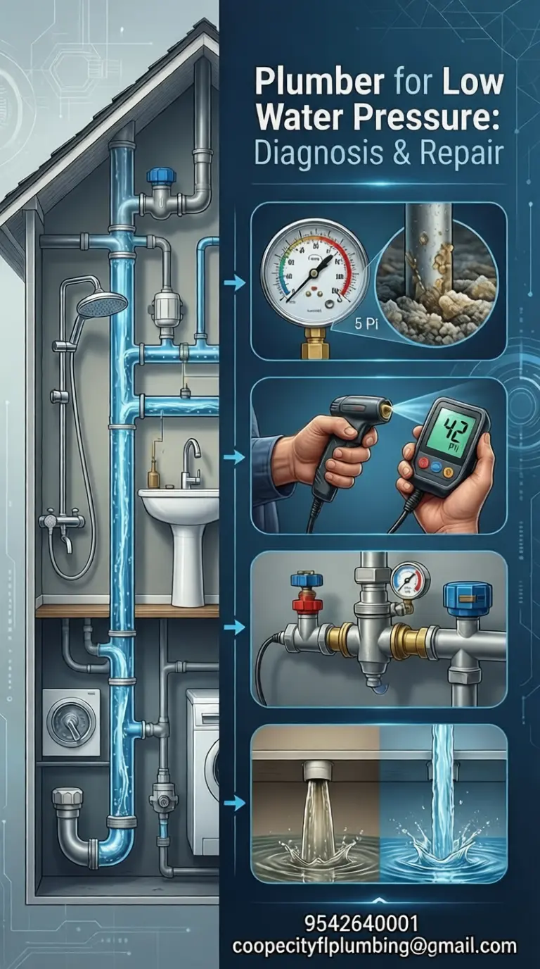 plumber for low water pressure