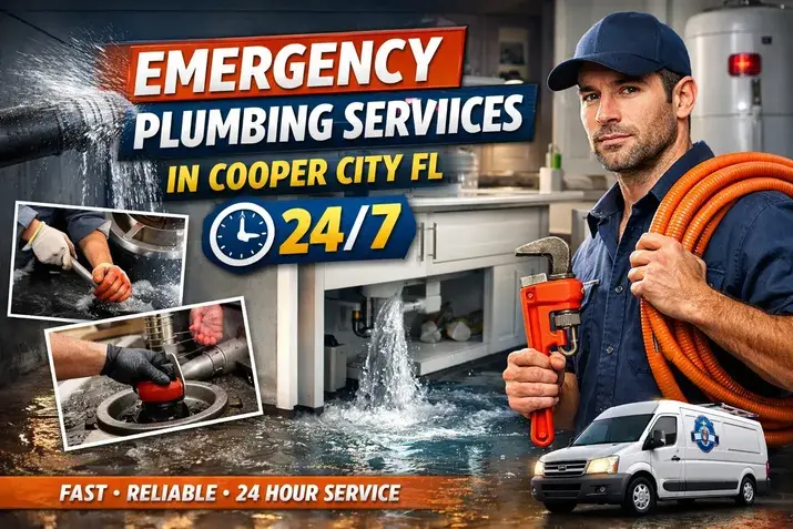 Emergency plumbing services in Cooper City
