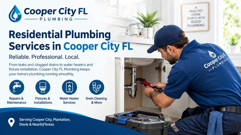 Residential Plumbing Services in Cooper City FL